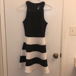 Black and white dress